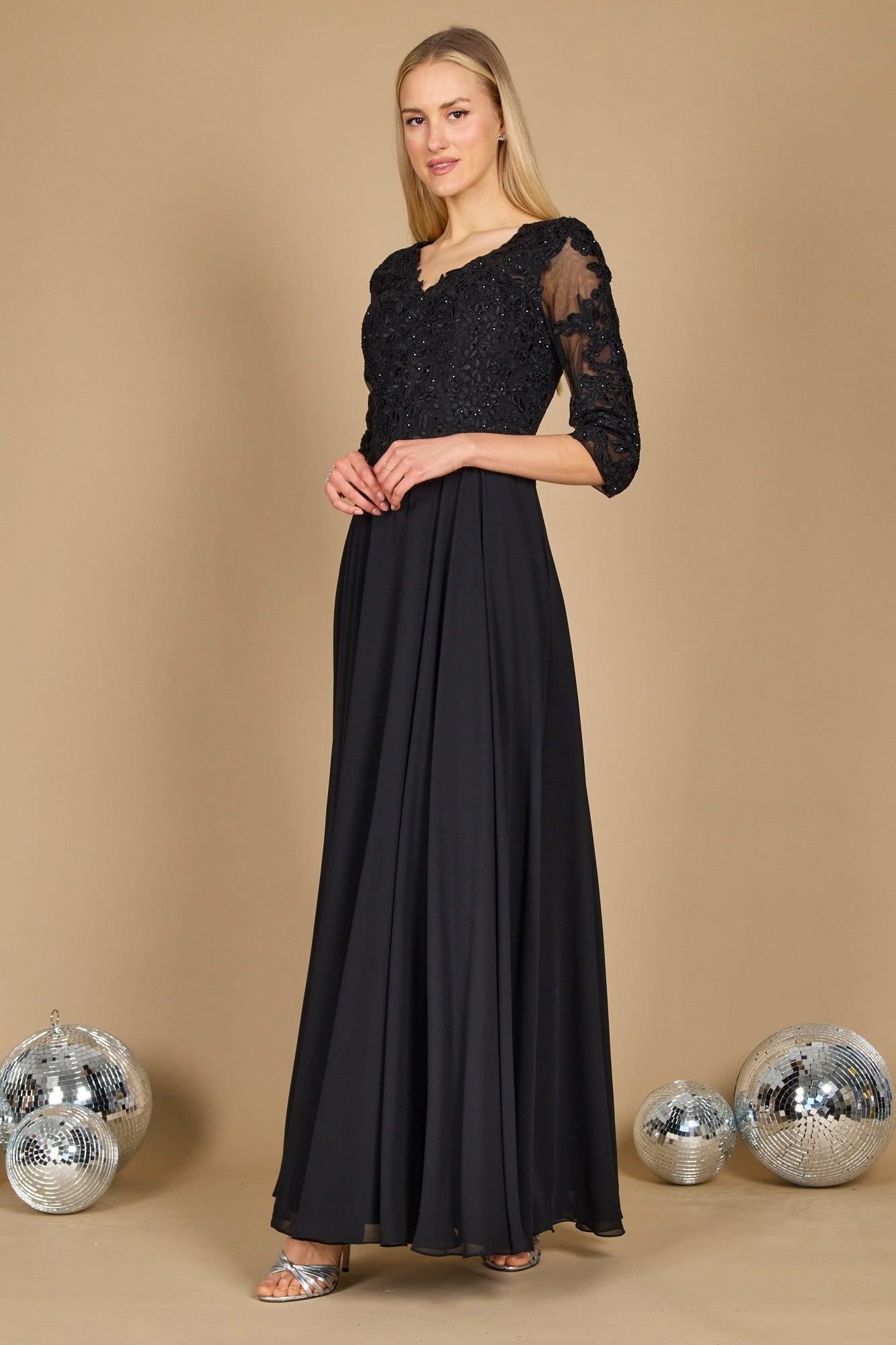 Chiffon Long Formal Mother of the Bride Dress